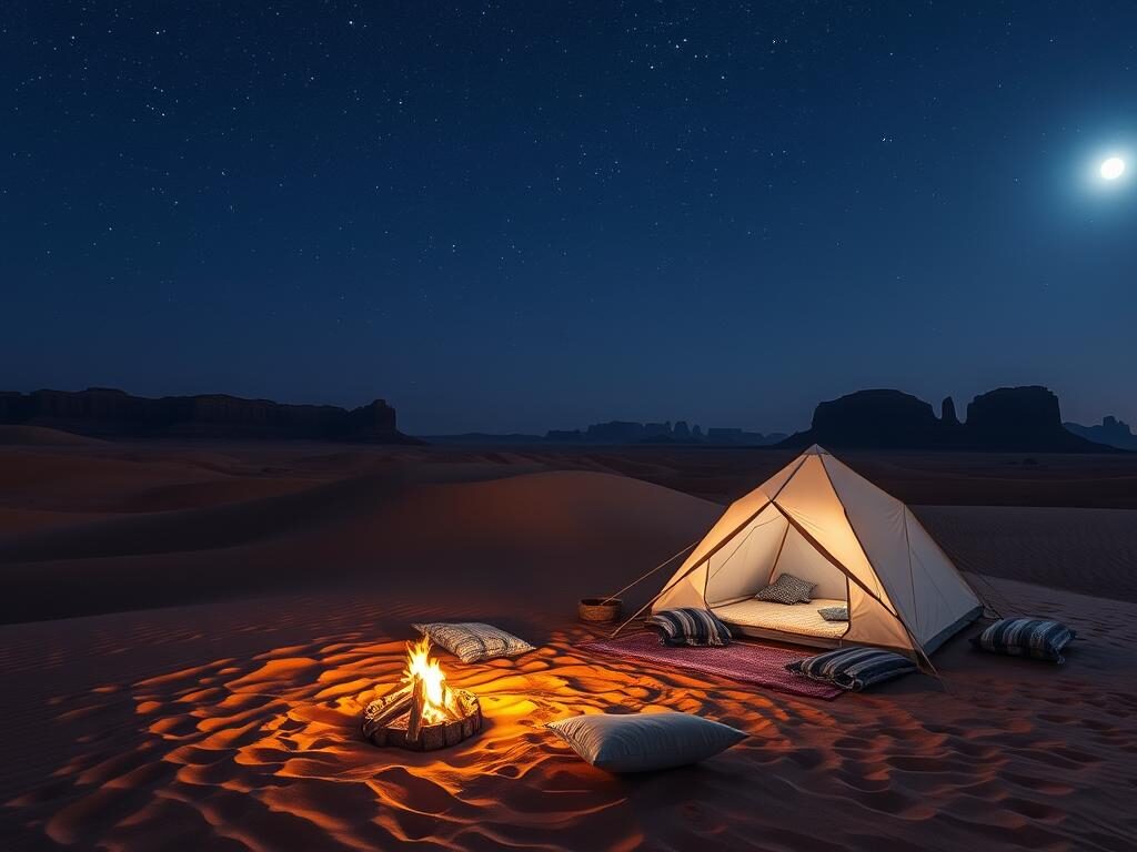 Overnight Desert Camping