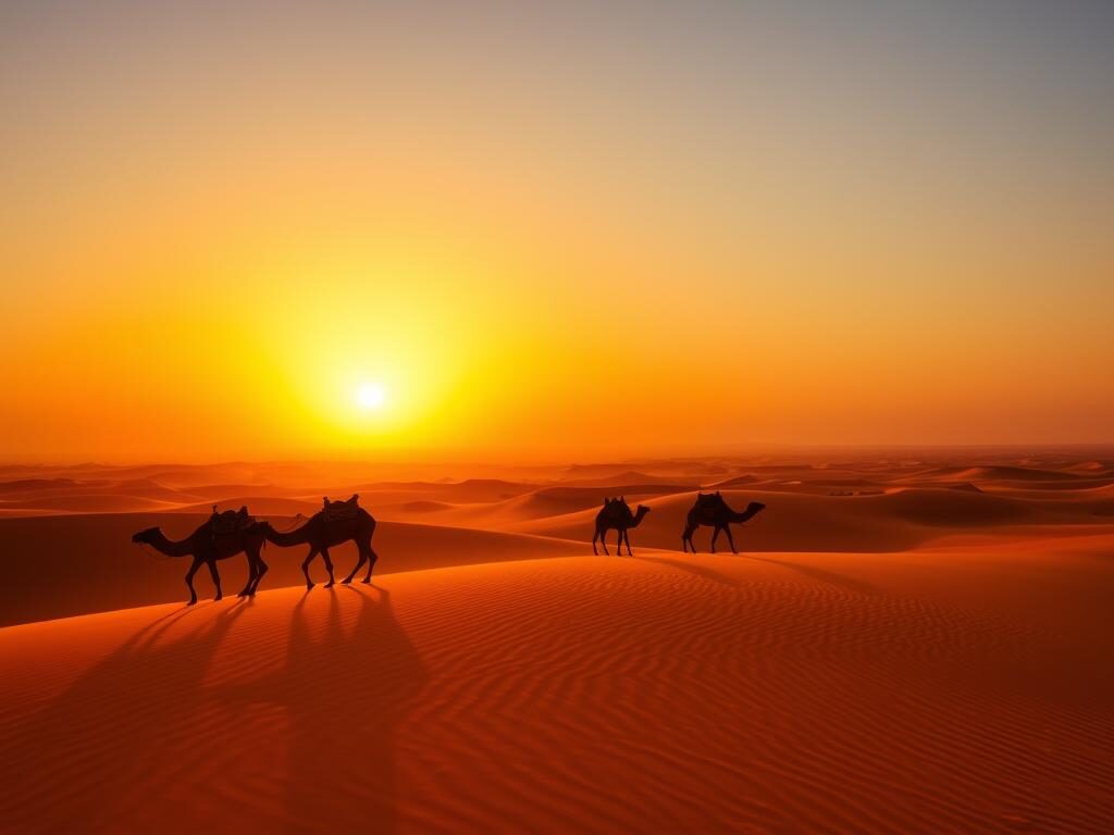 Sahara Desert Camel Trek