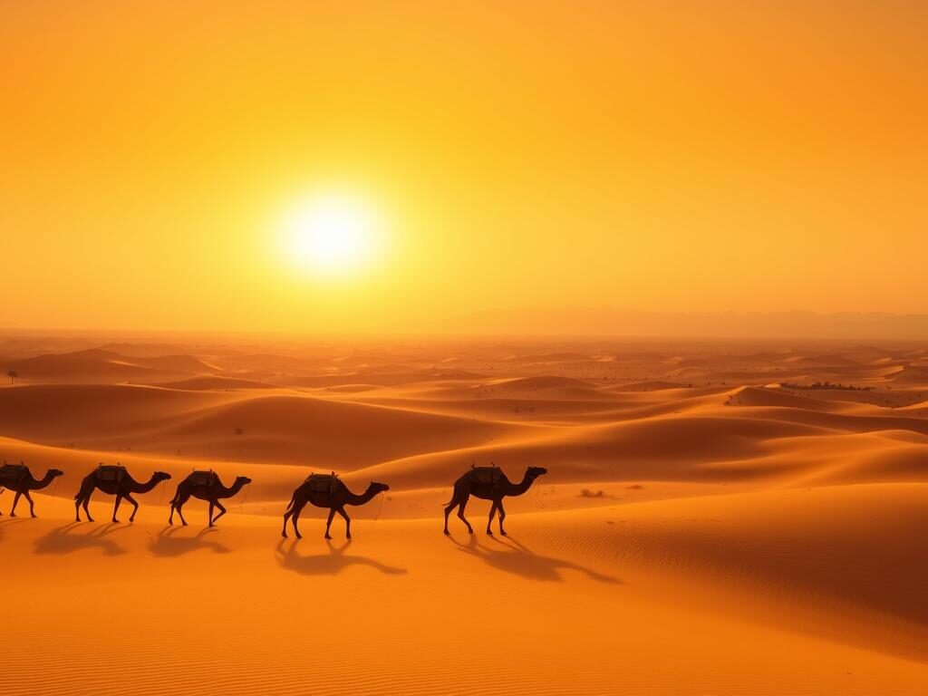 camel trekking