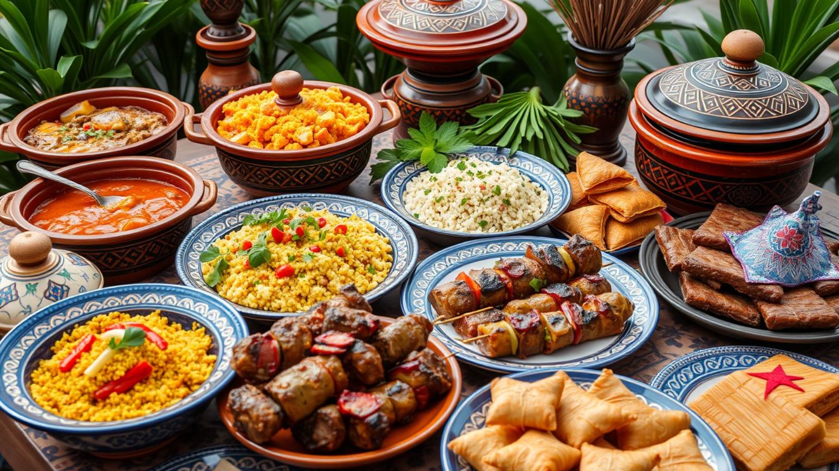 Moroccan food flavors